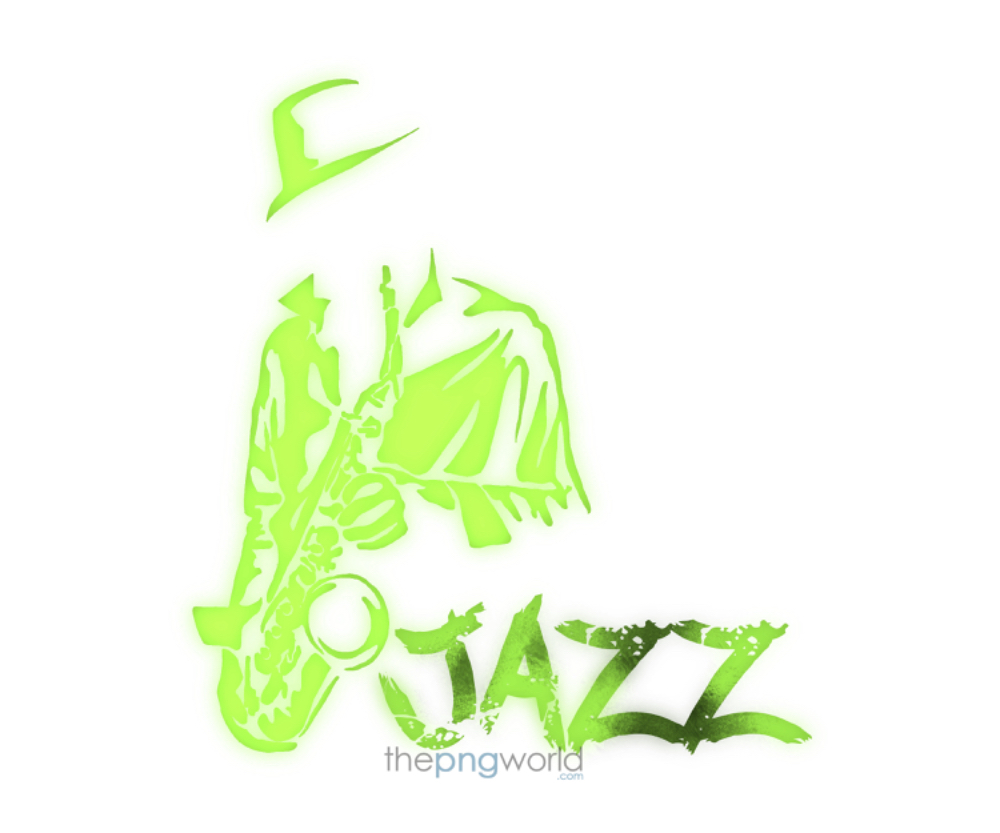 Jazz Music with Neon Green Jazz,trumpet,music,player,festival,party,lover,event,beats,notes,flyer,element,poster,art,wall paint,neon green,80’s,90’s,musical era,vintage,vibrancy,artistic,symphony